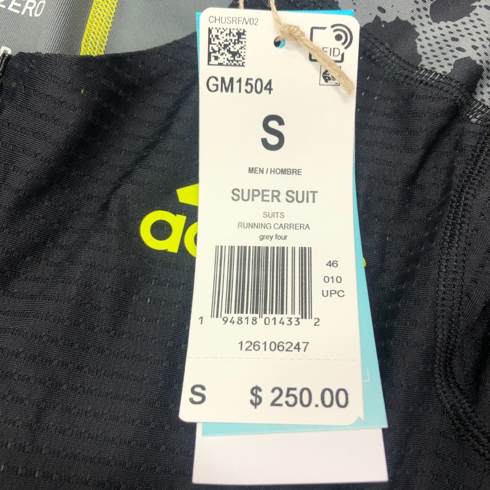 ποΈποΈSOLD Adidas men's SUPER SUIT running carrera size small - Picture 6 of 16